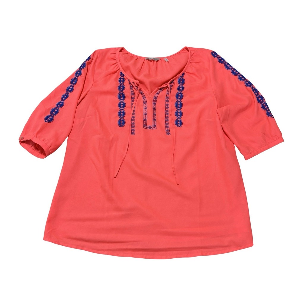 Anthology Women's Boho Blouse Top Orange Size 16 - 25 x 30